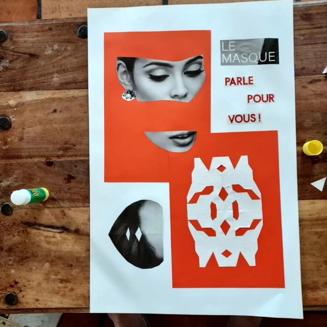 "Le masque parle pour vous!" ✂️ "The mask talks for you!"
Exposition Centre des arts de Fabrezan juin 2026
#collagedudimanche bobie.fr